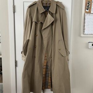 Burberry Men's Beige Trench Coat